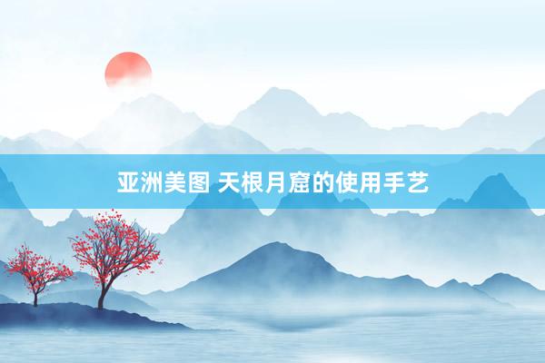 亚洲美图 天根月窟的使用手艺
